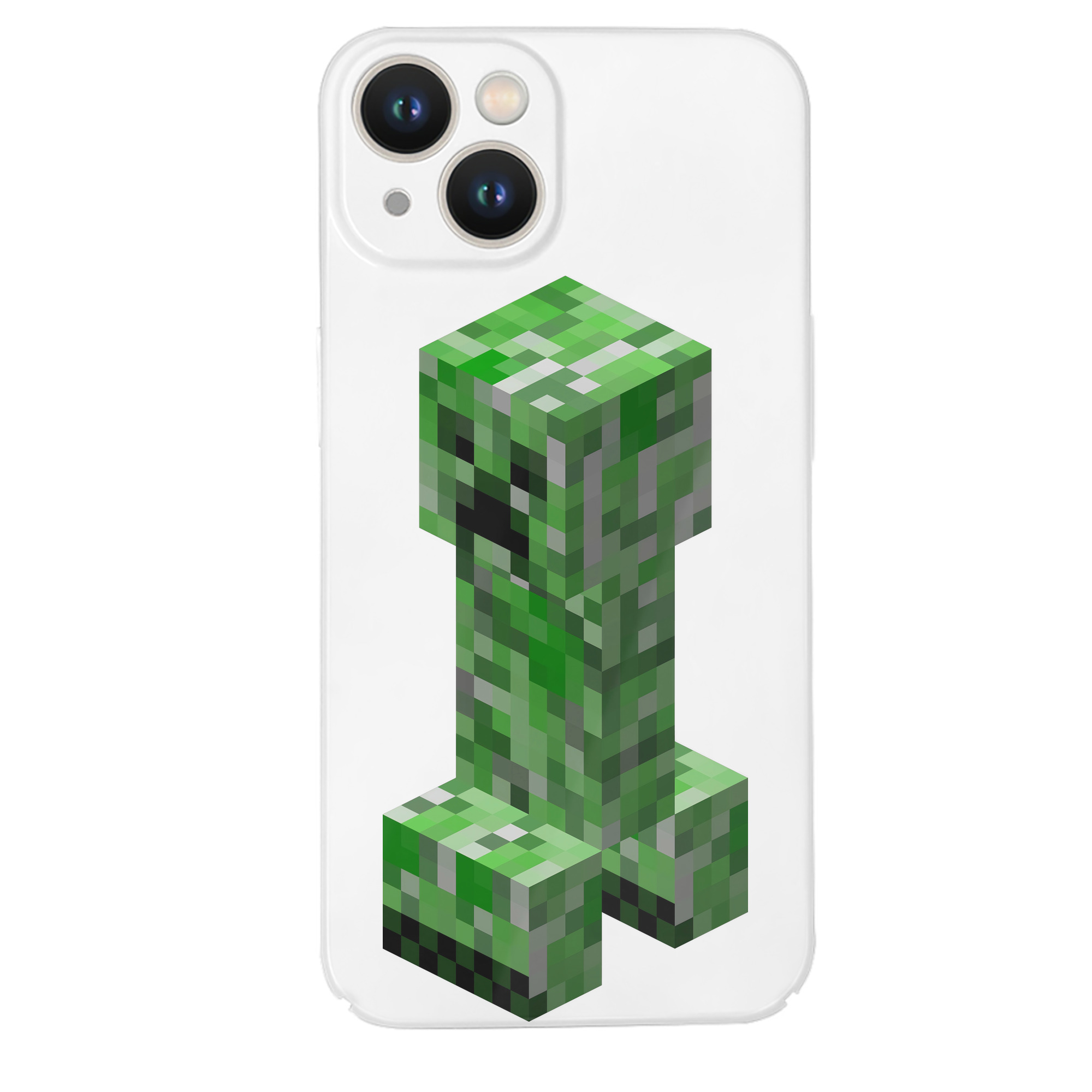 （画像用） マインクラフト ブロックの世界 Minecraft MC Block world 【iPhone 14シリーズ対応】ハードケース